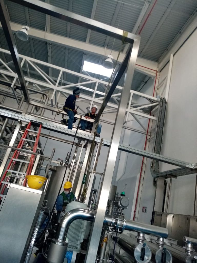 Trabajo de mantenimiento industrial