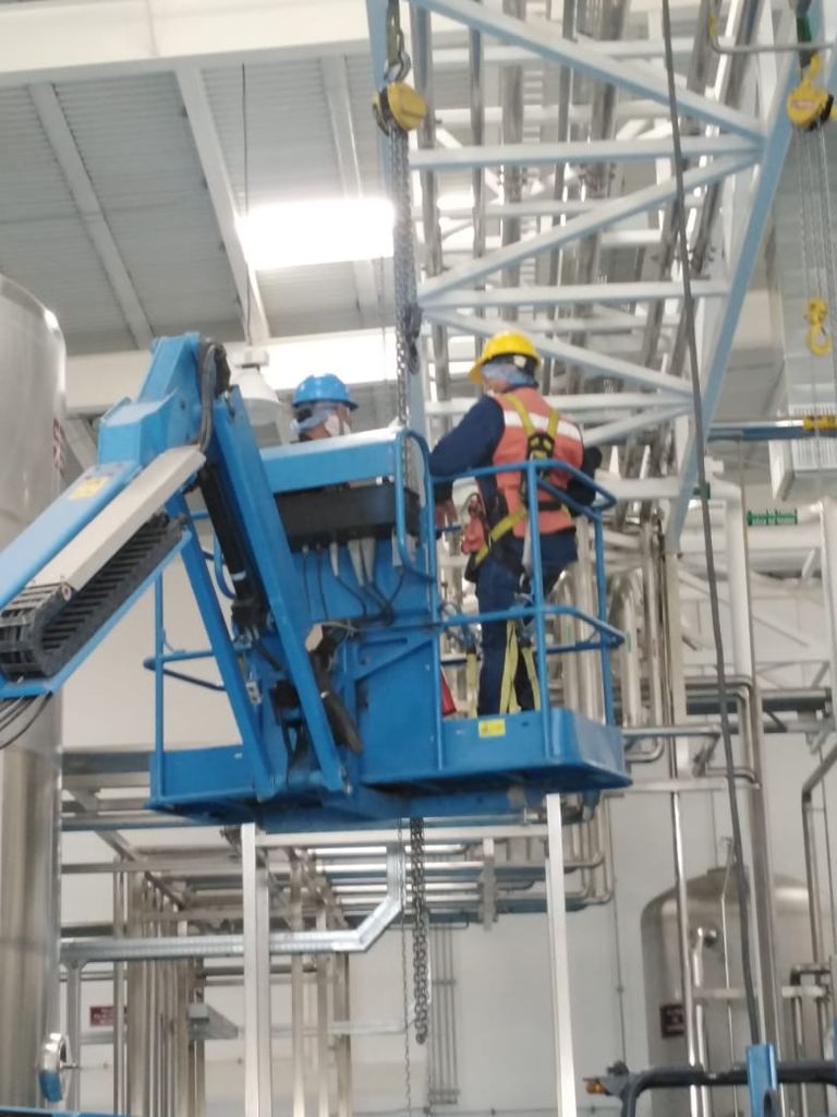 Trabajo de mantenimiento industrial
