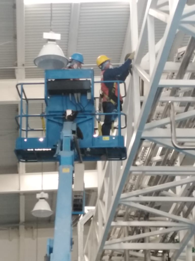 Trabajo de mantenimiento industrial