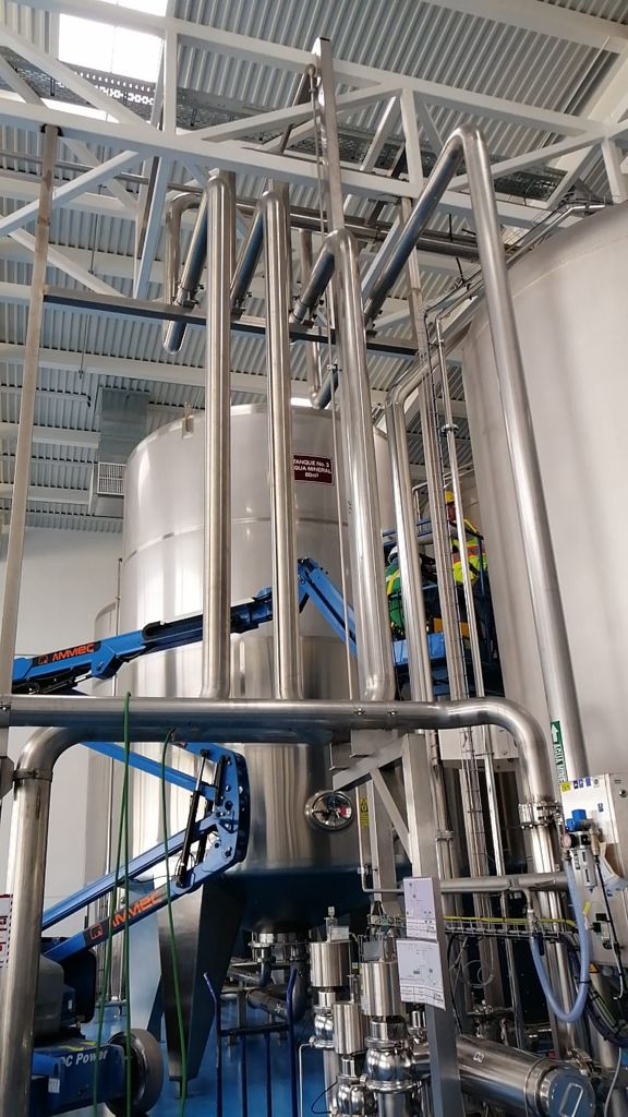 Trabajo de mantenimiento industrial